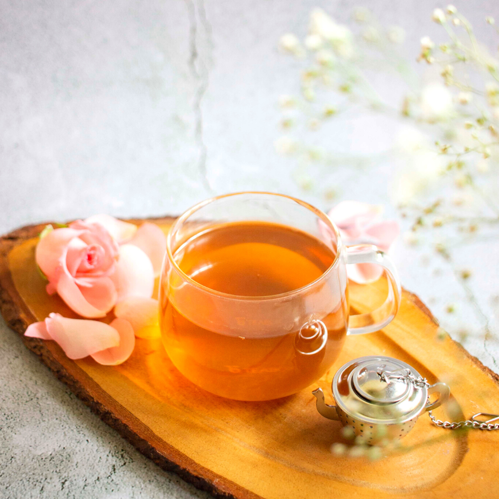 Rose & Green TeaSoothing Tea Good for Skin & Relaxation